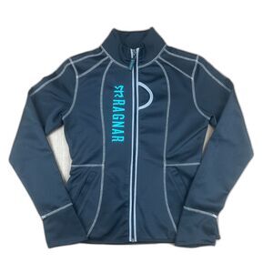Ragnar Ladies Track Jacket S Blue/Gray Embroidered Full Zip